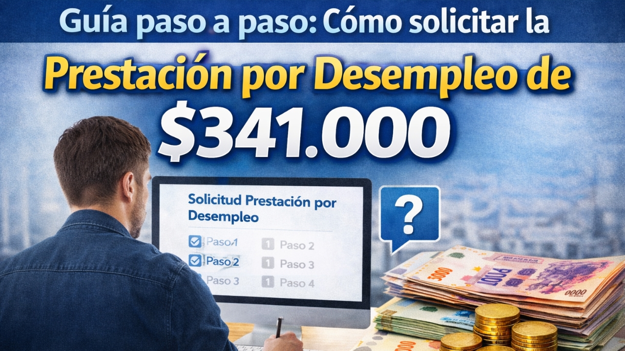Guía paso a paso: Cómo solicitar la Prestación por Desempleo de $341.000